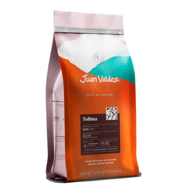 Café Origen Tolima Juan Valdez zrnková káva 454g