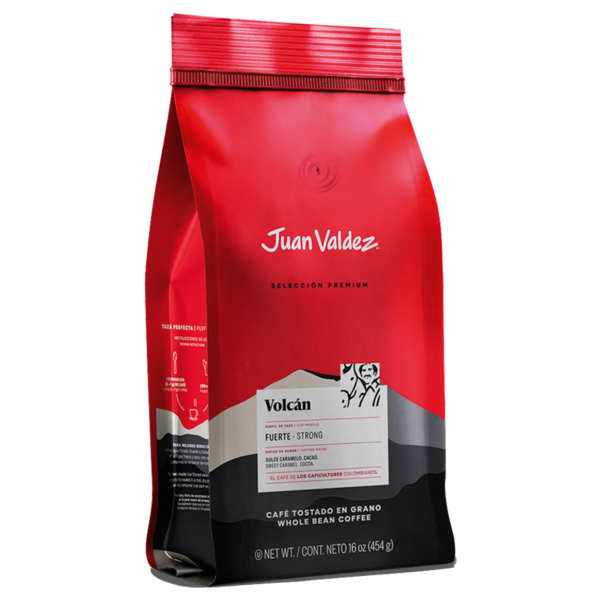 cafe-volcan-juan-valdez-zrnkova-kava Café Volcán Juan Valdez zrnková káva 454g