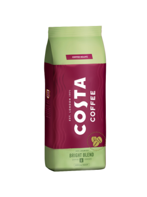 Costa Coffee Bright Blend zrnková kavá 1kg