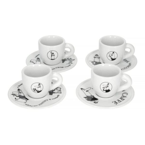 Bialetti-Carousel-4 Súprava šálok na kávu Bialetti Carousel - 4 kusy