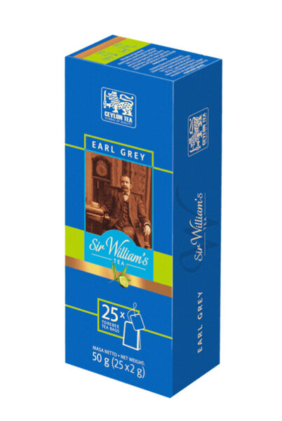 Sir Williams London Tea Earl Grey Čierny čaj 25x2g