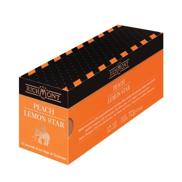 Richmont Peach Lemon Star 12x6g